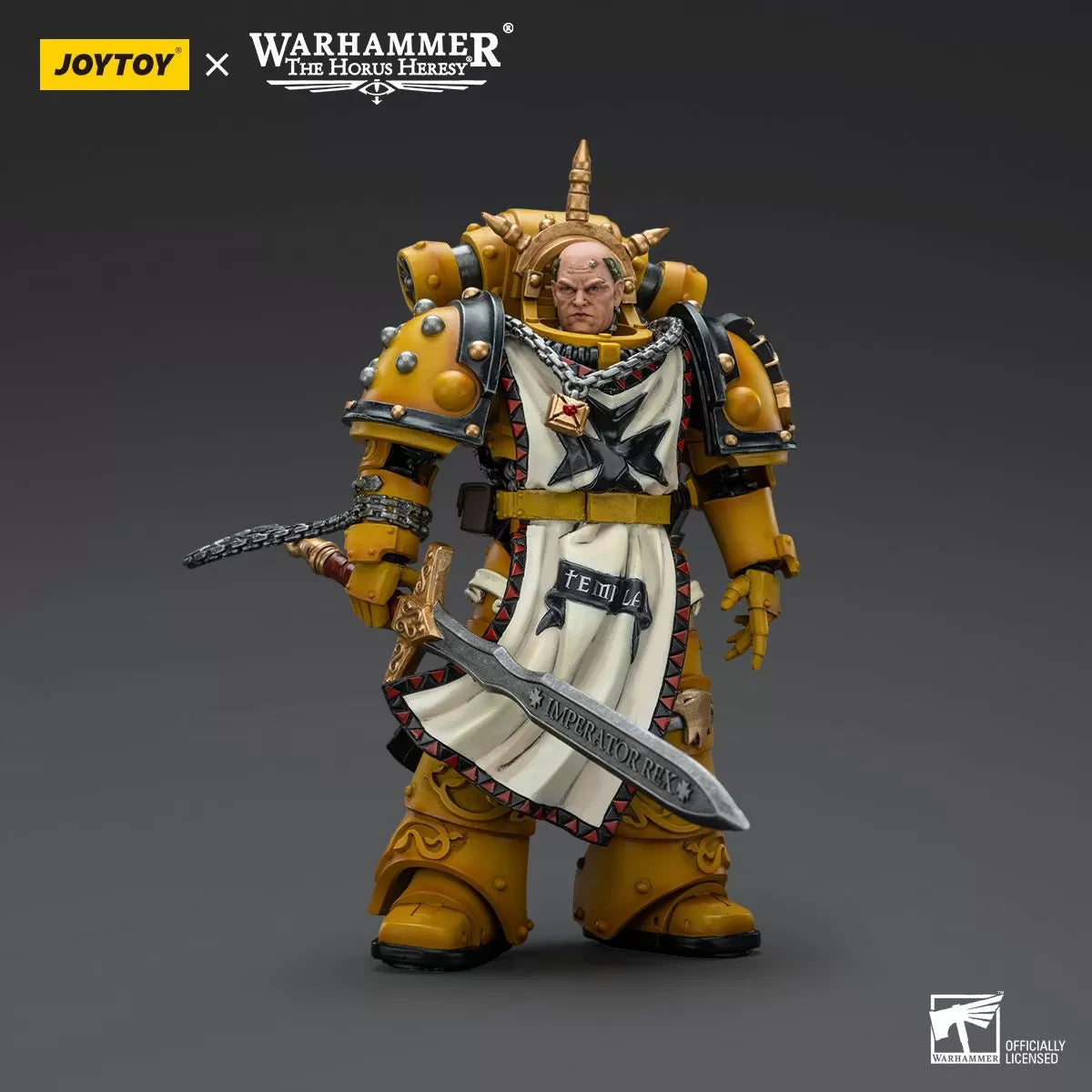 Warhammer Collectibles: 1/18 Scale Imperial Fists Sigismund, First Captain of the Imperial Fists - Preorder