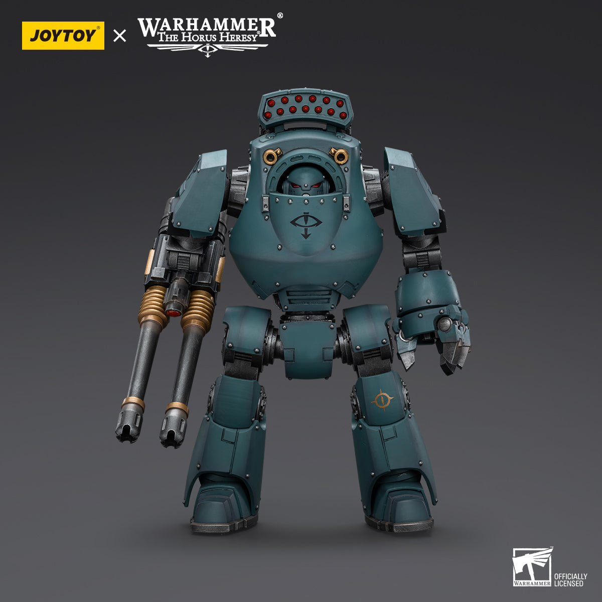 Warhammer Collectibles: 1/18 Scale Sons of Horus Contemptor Dreadnought with Gravis Autocannon (Preorder)