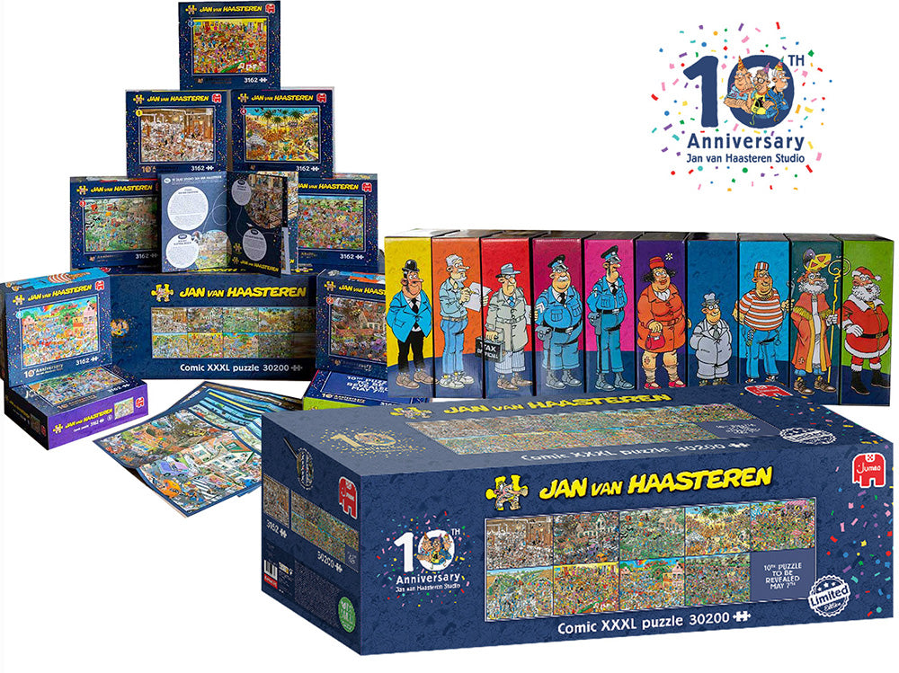 Jan Van Haasteren 10th Anniversary Comic XXXL 30200 Piece Jigsaw