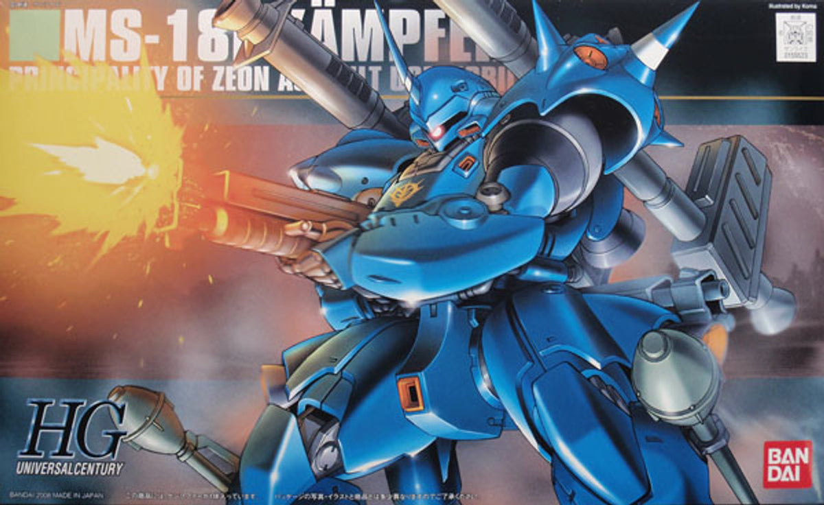 Hg 1-144 Hguc - 089-ms-18e Kampfer Gundam