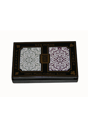 Kem Arrow Green/Brown Narrow Standard Playing Cards