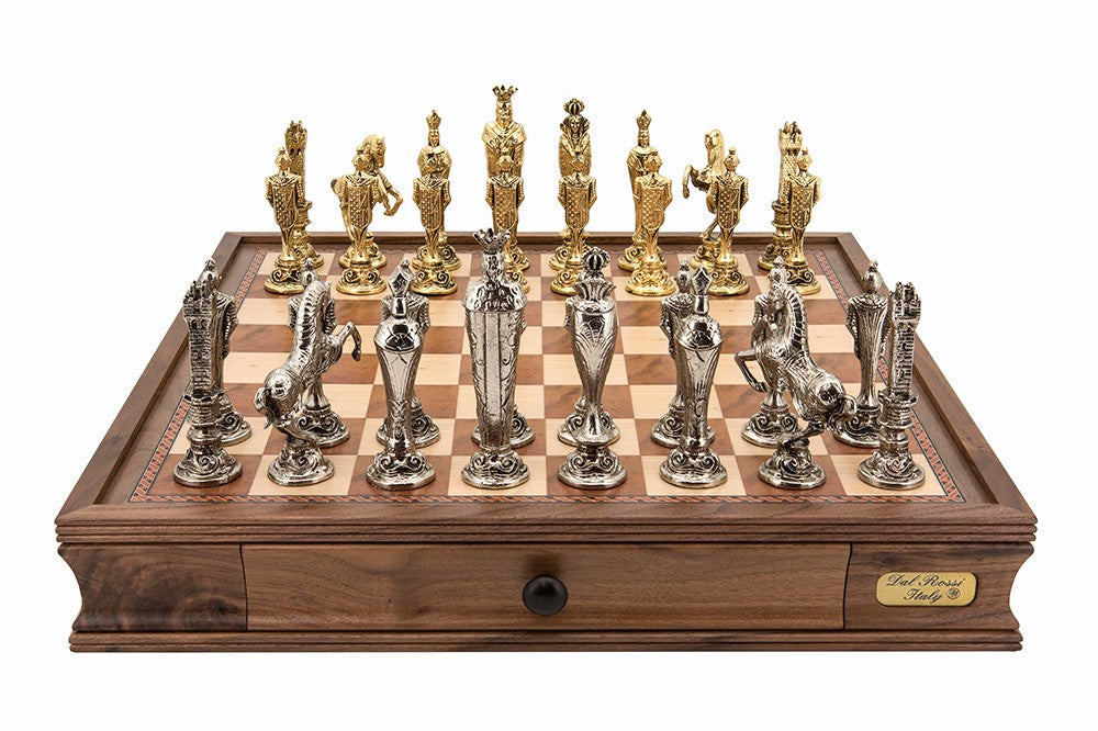 Dal Rossi Italy Renaissance Chess Set on Dal Rossi 50cm Chess Box