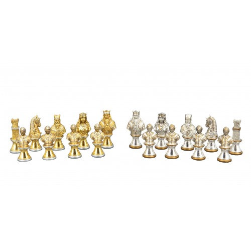 Medieval Pewter Small Chess Set