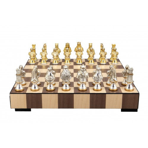 Medieval Pewter Small Chess Set