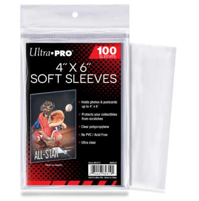 Ultra Pro Card Sleeves 4 x 6 Sleeves