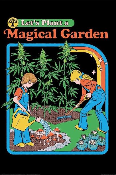 Steven Rhodes - Magical Garden - Reg Poster