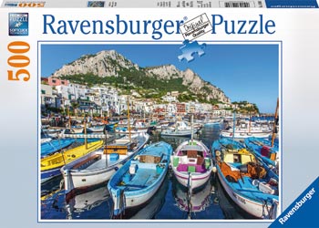 Ravensburger - Colourful Marina Puzzle 500 Piece Jigsaw