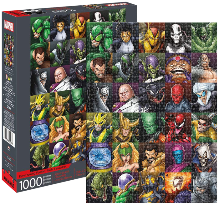Marvel - Villains Collage 1000 Piece Jigsaw Puzzle