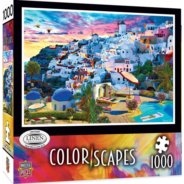 MasterPieces - Colorscapes Santorini Sky 1000 Piece Jigsaw