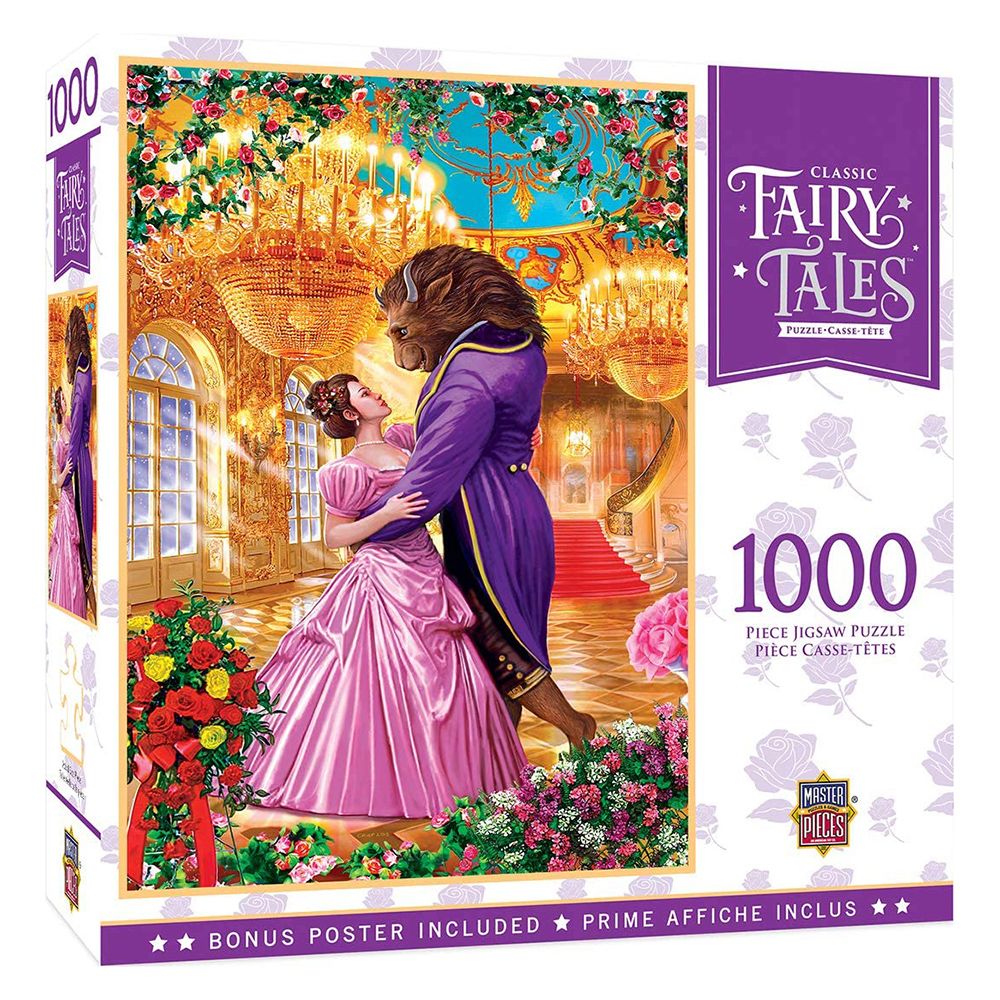 Masterpieces Puzzle Classic Fairy Tales Beauty and the Beast Puzzle 1000 pieces