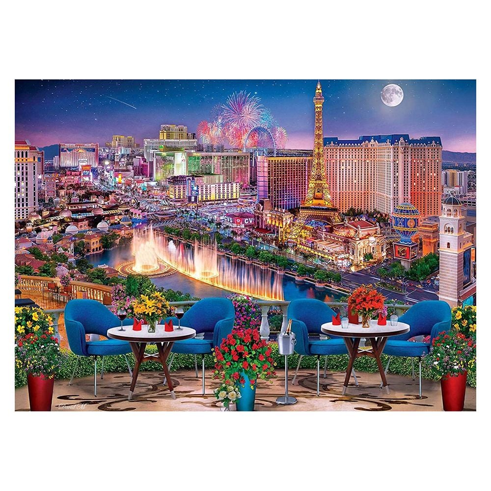 Masterpieces Colorscapes Las Vegas Living Puzzle 1000 Piece Jigsaw