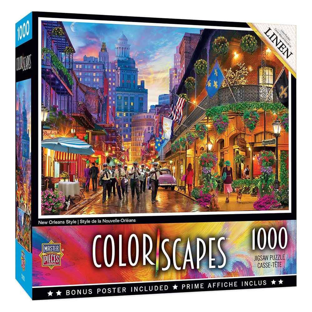 Masterpieces Colorscapes New Orleans Style Puzzle 1000 Piece Jigsaw