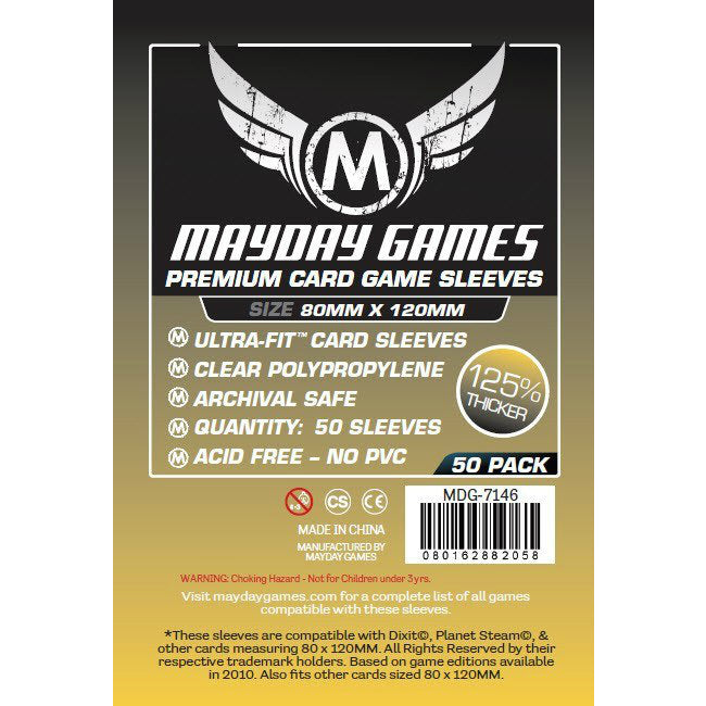 Sleeves Mayday - Premium Magnum Gold (80MM x 120MM)