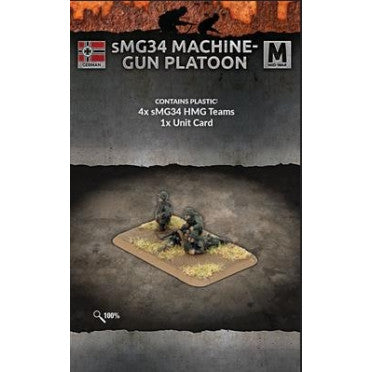 Flames Of War Mg34 Machine-Gun Platoon (4 Teams)(Plastic)