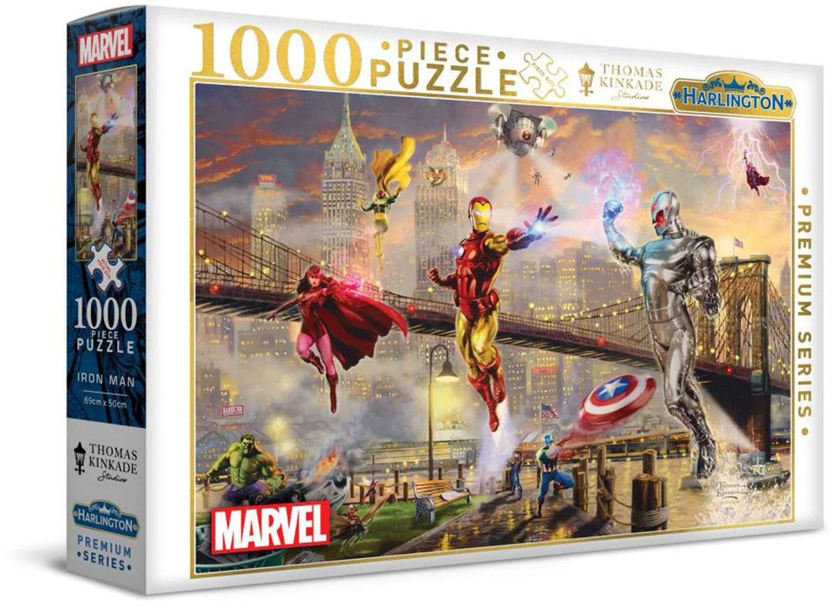 Harlington - Thomas Kinkade - Marvel - Iron Man 1000 Piece Jigsaw