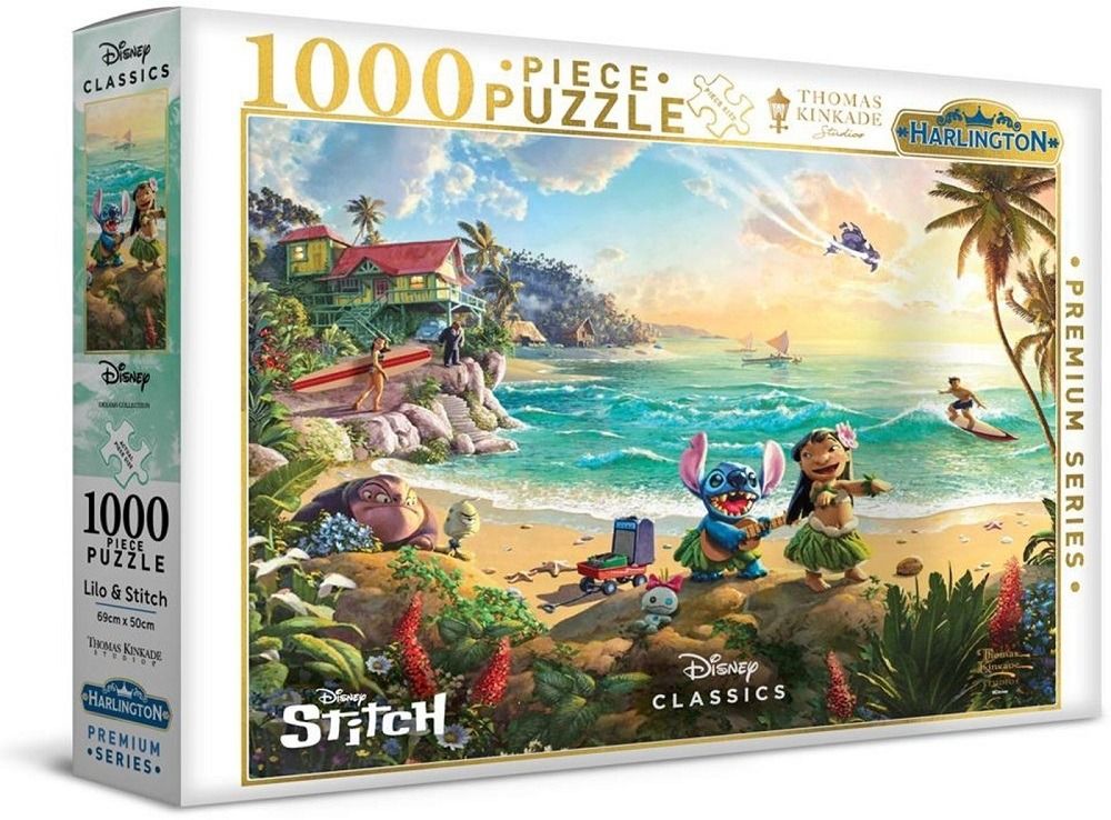 Harlington - Thomas Kinkade - Disney - Lilo And Stitch 1000 Piece Jigsaw