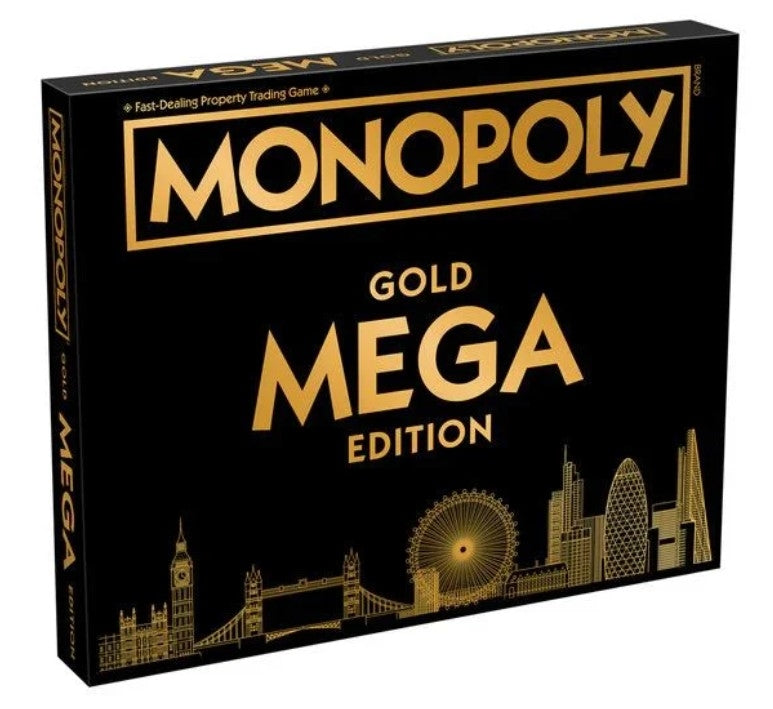 Monopoly - Mega GOLD Monopoly - (Preorder)