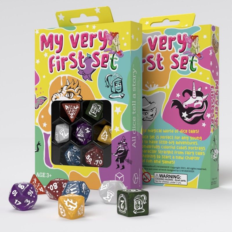 Q Workshop - My Very First Dice Set - Fairy Dust - Dice Set 7