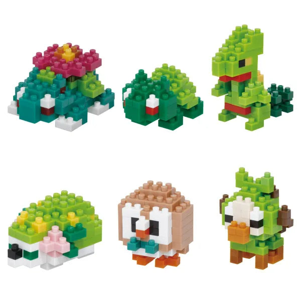 Nanoblocks Mini Pokemon Box - Grass Type