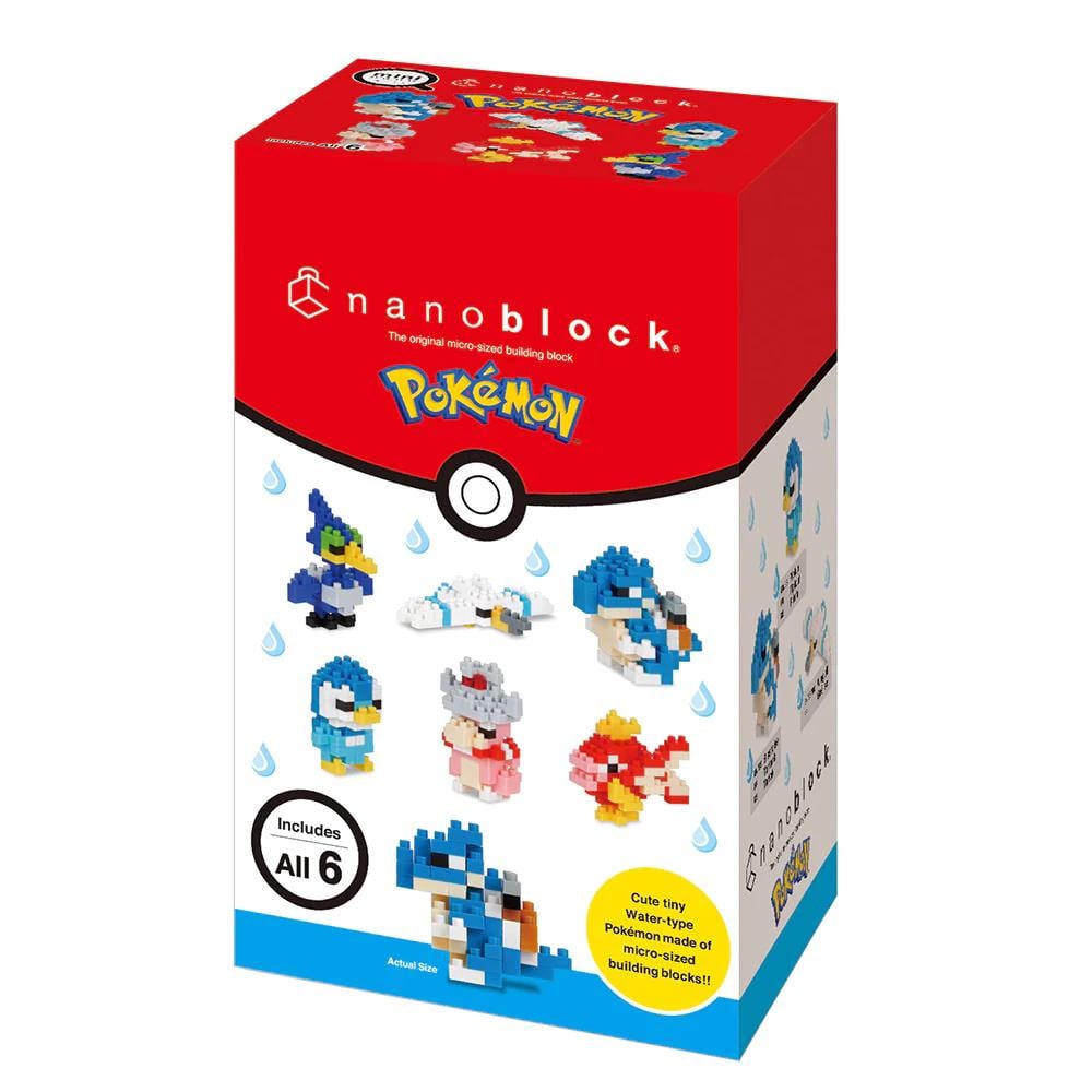 Nanoblocks Mini Pokemon Box - Water Type