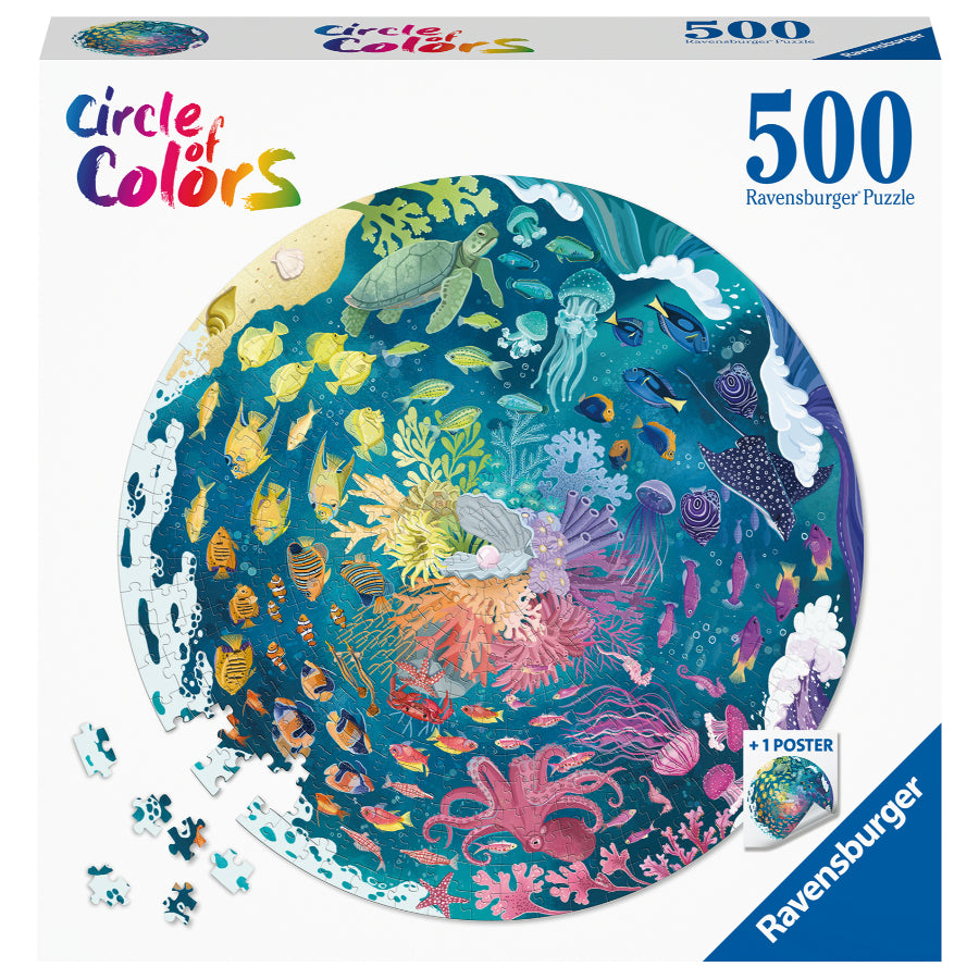 Ravensburger - Circle of colors - Ocean and Submarine 500 Piece Jigsaw