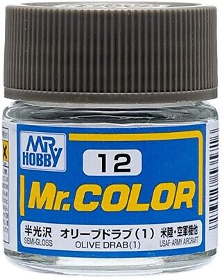 Mr Color Semi-gloss Olive Drab (1)