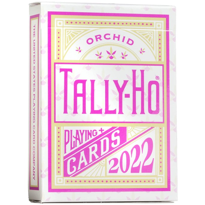 Tally Ho Orchid Playing Cards