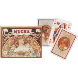 Mucha Dreams Double Pack Piatnik Playing Cards