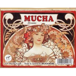 Mucha Dreams Double Pack Piatnik Playing Cards