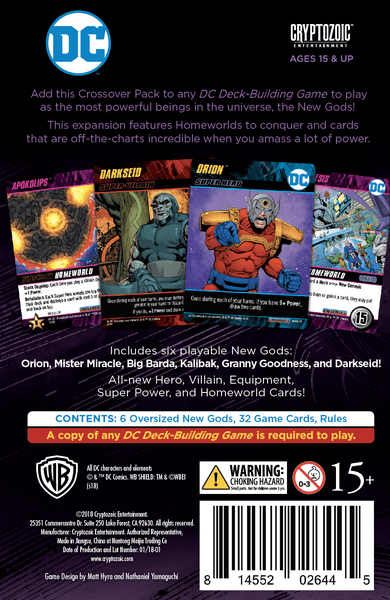 New Gods: Crossover Pack 7 - Dc Deck Building Game:
