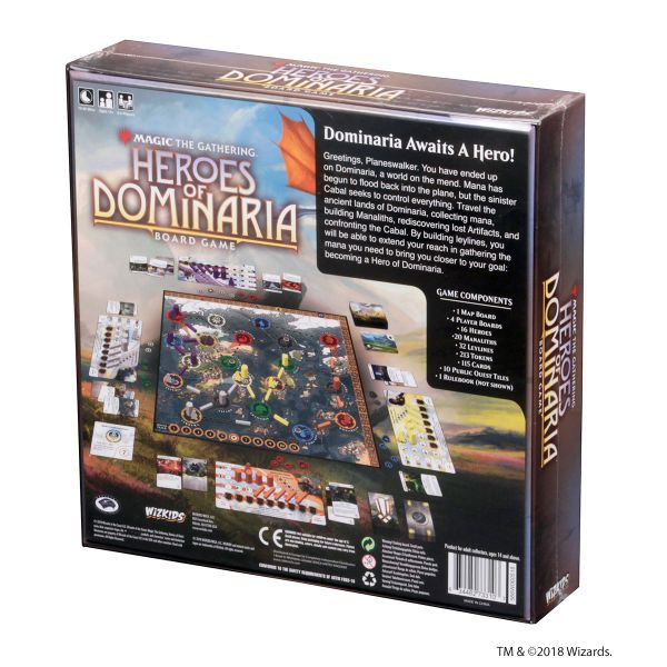 Magic: The Gathering Heroes Of Dominaria Board Game Standard Edition