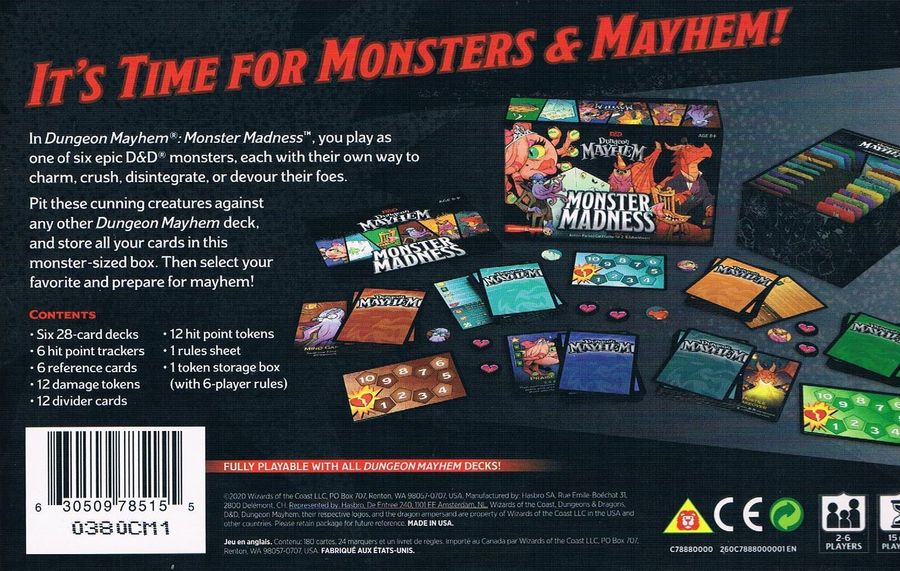 Dungeons &amp; Dragons Dungeon Mayhem Monster Madness Deluxe Expansion