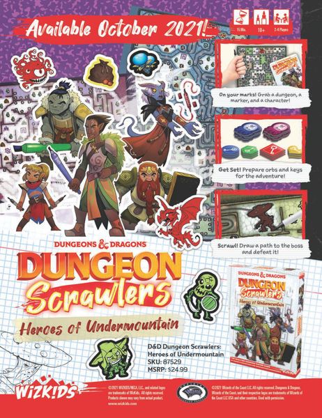 Dungeons &amp; Dragons Dungeon Scrawlers Heroes of Undermountain