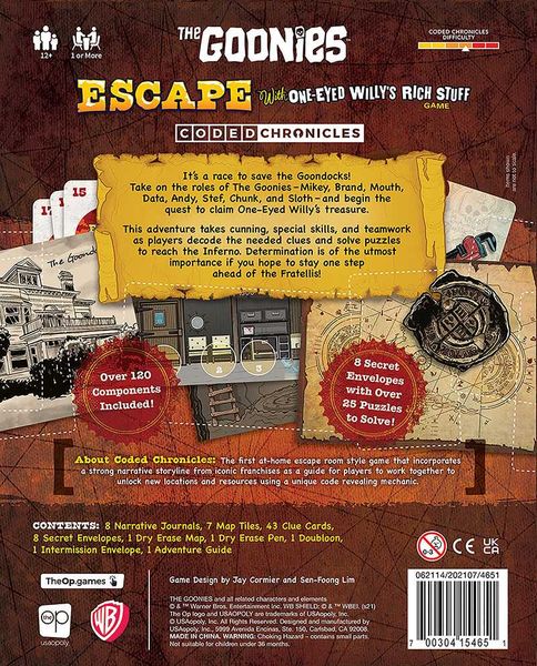 The Goonies: Escape with One-Eyed Willys Rich Stuff - A Coded Chronicles Game