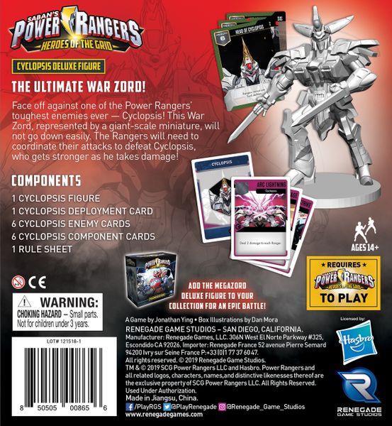 Power Rangers Heroes of the Grid Cyclopsis Deluxe Figure