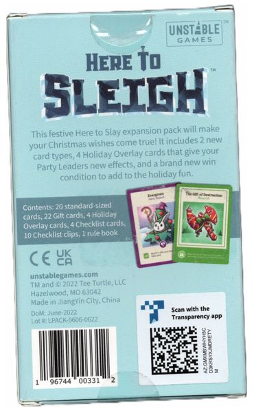 Here To Sleigh - A Here To Slay Expansion