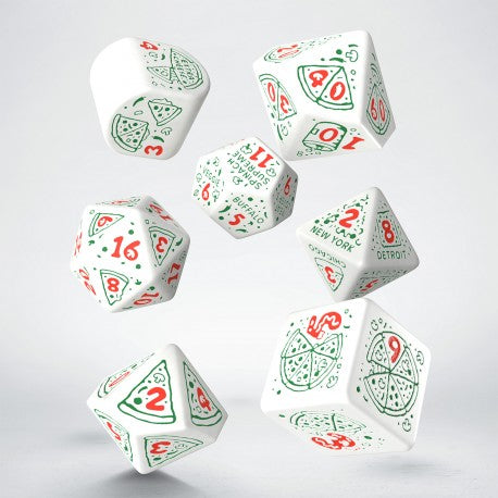 Q Workshop - Pizza - Pepperoni Dice Set 7