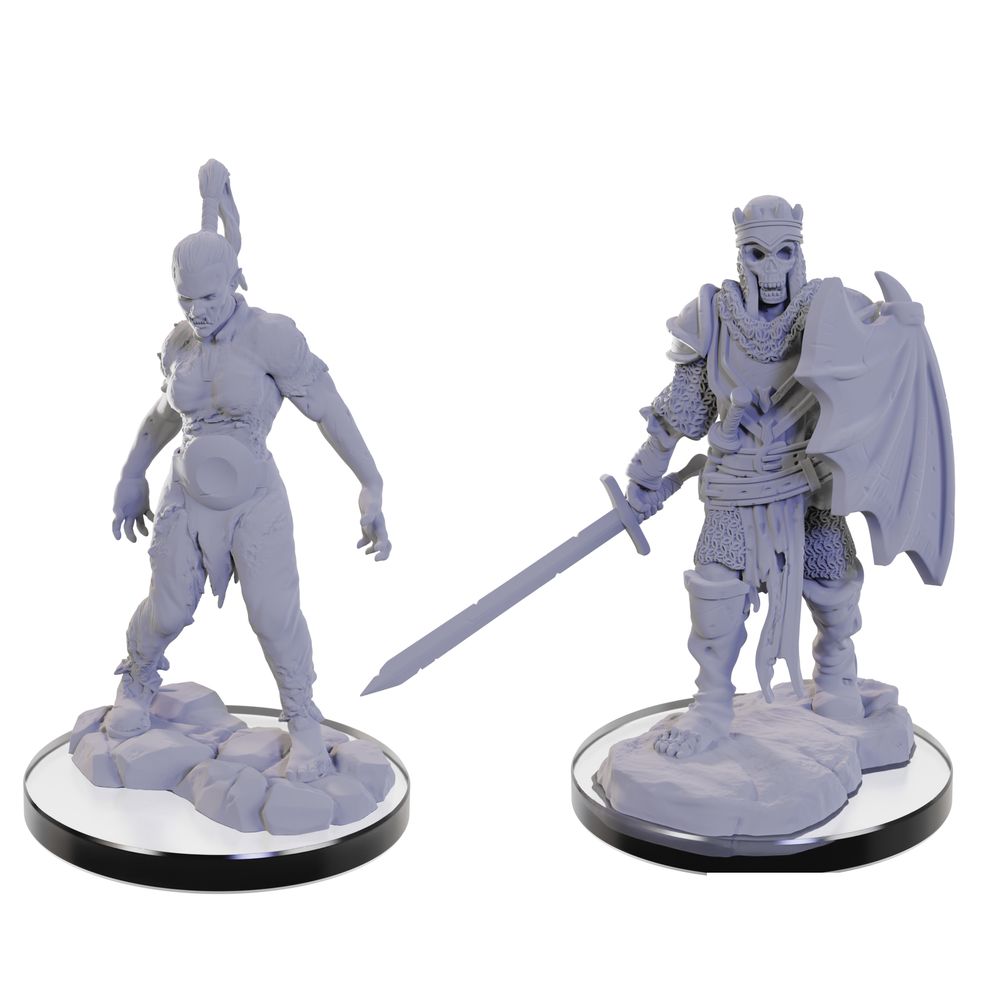 Pathfinder Deep Cuts Miniatures: Plague Zombie &amp; Skeletal Champion