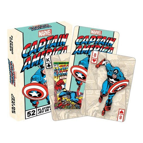 Playing Cards Marvel Captain America Comics Retro