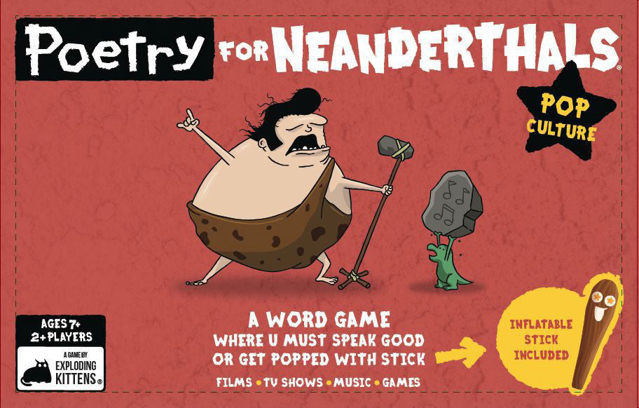 Poetry for Neanderthals Pop Culture Edition (Preorder)