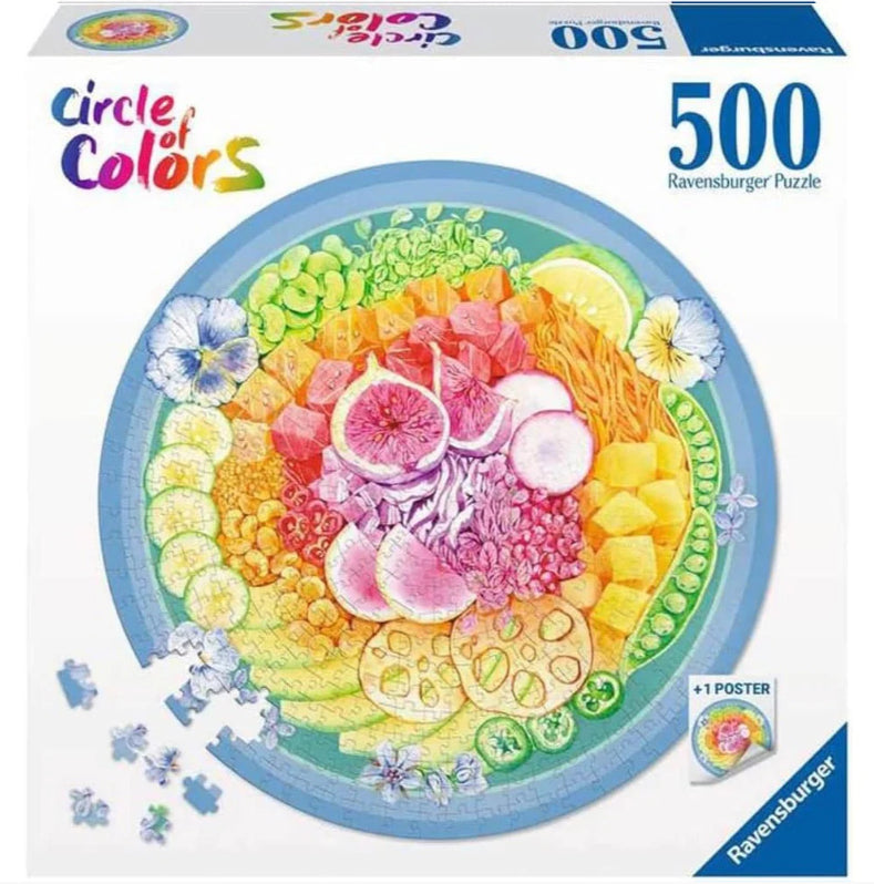 Ravensburger - Circle of Colors-Poke Bowl 500 Piece Jigsaw