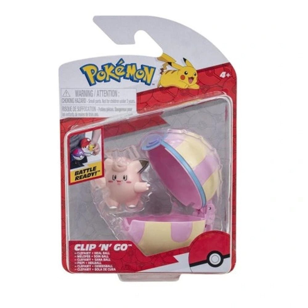 Pokemon Clip n Go Ball (Clefairy)