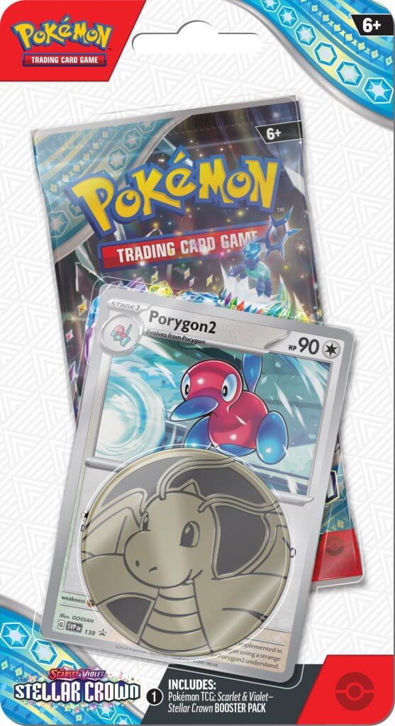 Pokemon TCG Scarlet &amp; Violet 7 Stellar Crown Checklane Blister (Preorder)