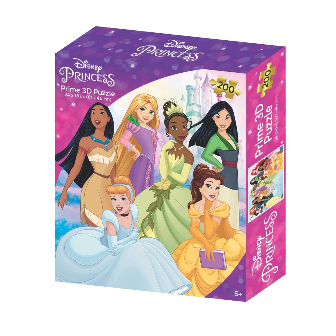 Prime3D Disney Princess - 200 Piece 3D Jigsaw