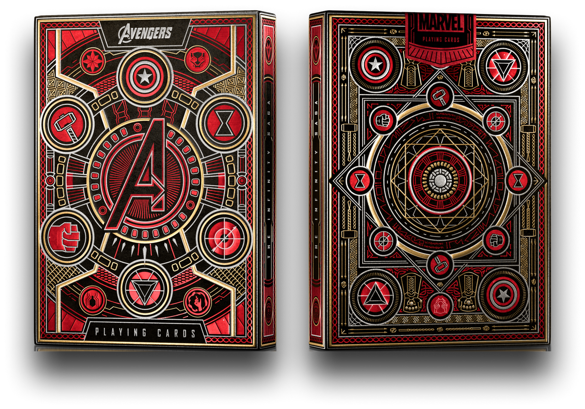 Theory 11 - Avengers Red Edition Playing Cards