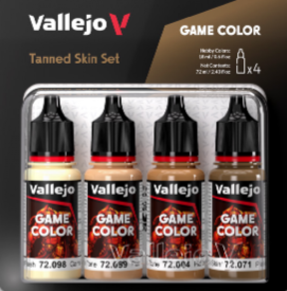 Vallejo Game Colour - Tanned Skin Set