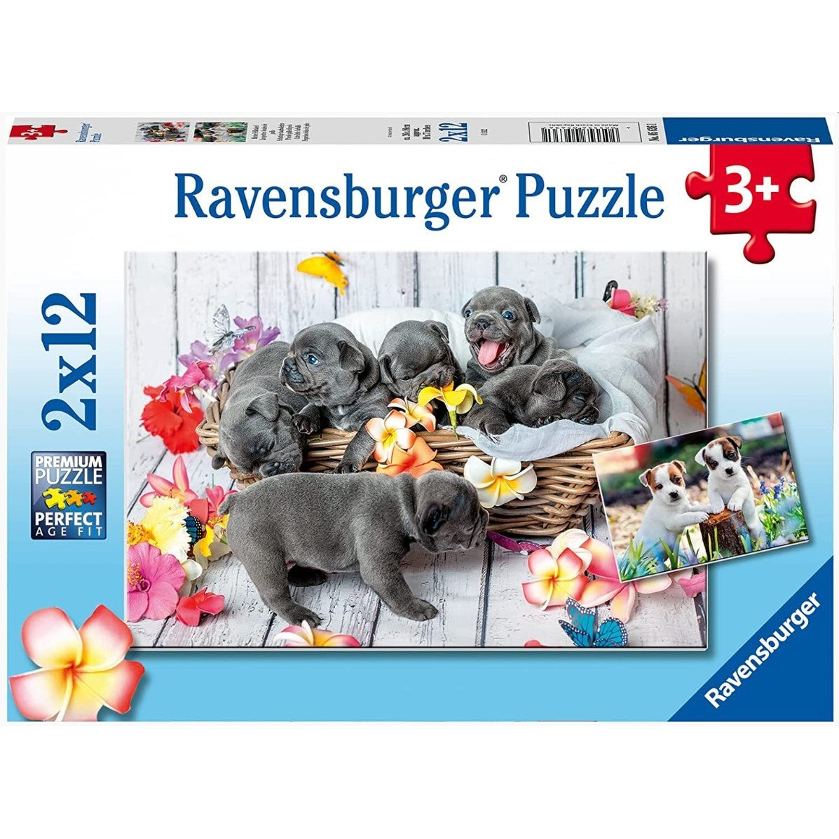 Ravensburger - Cute little furballs 2x12 Piece Jigsaw