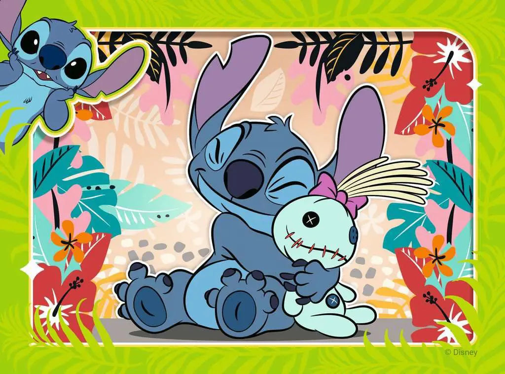 Ravensburger - Disney Stitch - Vacay Mode 4 in a Box