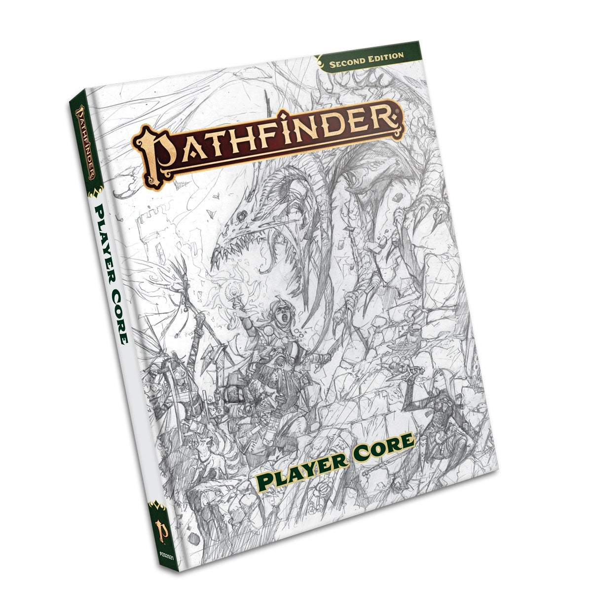 Pathfinder Second Edition Remaster: Players Core Sketch Cover