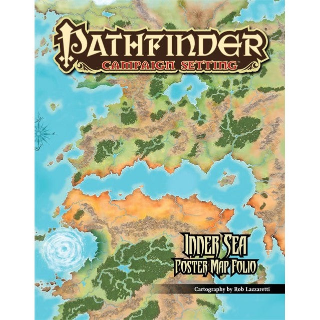 Pathfinder Chronicles Inner Sea Poster Map Portfolio